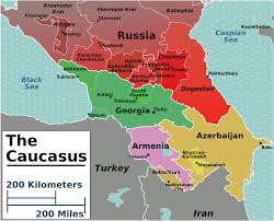 Map of Caucasus
